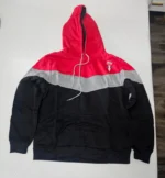 Mogulgus Premium  Black, Grey & Red Comfort Hoodie - Image 2