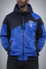 Mogulgus Premium Custom Black & Blue Comfort Hoodie