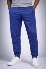 Mogulgus Men’s Premium Blue Modern Sweat Pant