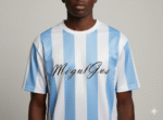 Mogulgus White & Blue Strip Shirt
