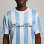 Mogulgus White & Blue Strip Shirt