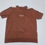 Mogulgus Retro Striped Brown Shirt - Image 2