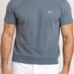 Mogulgus Grey Strip Shirt