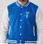 Mogulgus Premium White & Light Blue Custom Hoodie