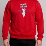Mogulgus Premium Red Crewneck Sweatshirt