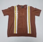 Mogulgus Retro Striped Brown Shirt - Image 3